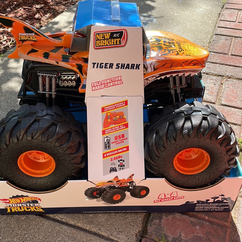 Hot wheels remote control monster truck. Brand new never used.